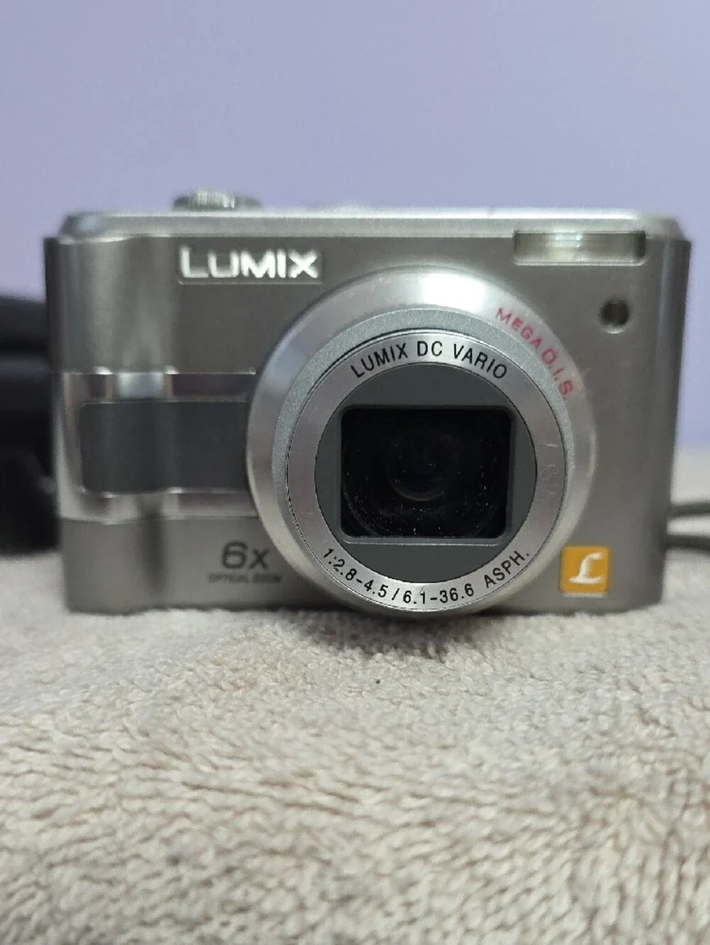 Panasonic Lumix Silver Compact Digital Camera - Silver Includes Kenneth Cole Bag